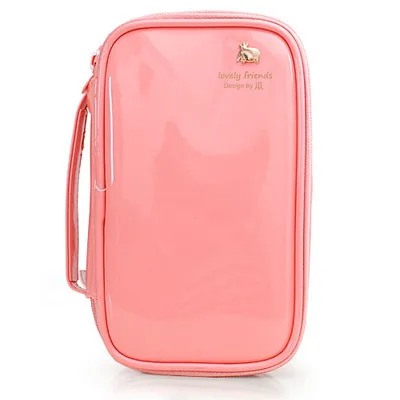 Pink S Чехол для макияжа, высокое качество, водостойкая косметичка из искусственной кожи, вместительный Чехол-органайзер для путешествий, Женская портативная косметичка, коробка для туалетных принадлежностей - Цвет: Pink S