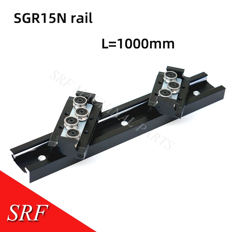 44 мм Ширина алюминиевая квадратная направляющая ролика SGR15N длина = 1000 с SGB15N