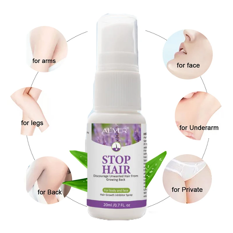 

Firstsun 20ML Powerful Permanent Painless Hair Removal Spray Stop Hair Growth Inhibitor Shrink Pores Skin Smooth Repair Essence