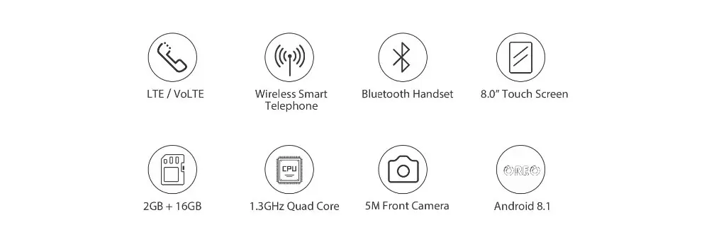 Poptel V9 Google play видеофон 8 дюймов 2g/16g bluetooth трубка для дома и офиса IOT устройство планшет телефон Примечание поддержка стола