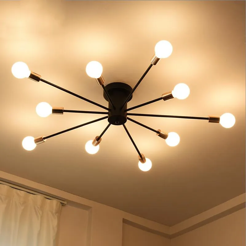 Современные потолочные светильники простой американский ресторан