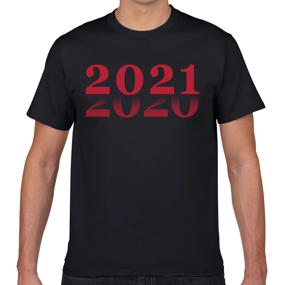 

Tops T Shirt Men new year 2021 Basic Black Geek Print Male Tshirt fa001