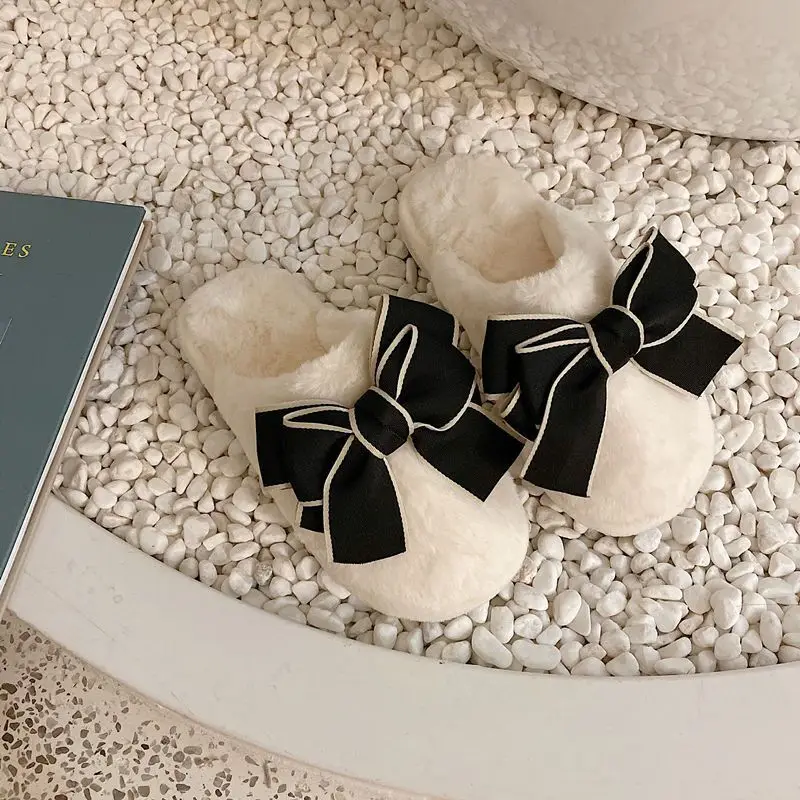 

Новинка 2021, осенне-зимние хлопковые тапочки, женские теплые домашние Симпатичные плюшевые хлопковые тапочки с мультяшным рисунком, зимняя ...