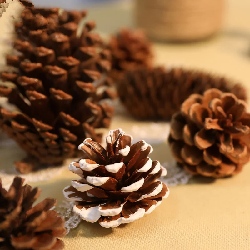 2 шт./упак. Рождественская елка украшения изготовленные из натурального кедровые