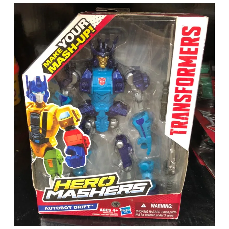 Hasbro Transformers Make Your Mask Up Action Figures Autobot Hero Mashers коллекция моделей пружинный Шмель Робот