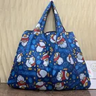 Многоразовая сумка-тоут для покупок большого размера, складная устойчивая к разрыву Женская дорожная сумка-тоут, моющаяся прочная нейлоновая сумка 2021