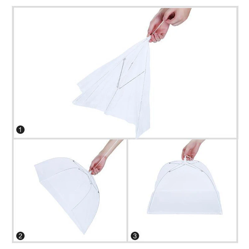 Тент всплывающий сетчатый экран крышка для еды 17 дюймов многоразовые и складные