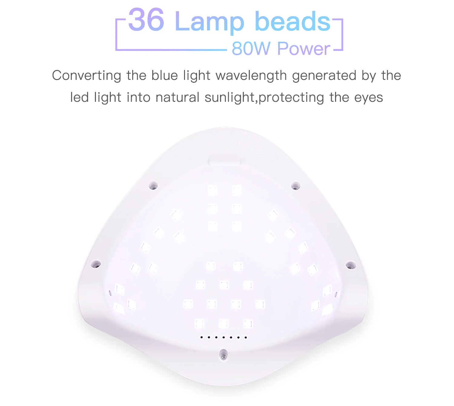 UVLED лампа для ногтей с 36 светодиодами для маникюра гель Сушилка для ногтей сушильная лампа для полировки ногтей 30 s/60 s/90 s автоматический датчик маникюрные инструменты