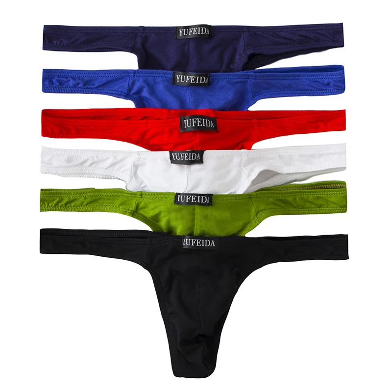 Трусы стринги мужские с Т образным вырезом х/б 8/6/4 шт.| |