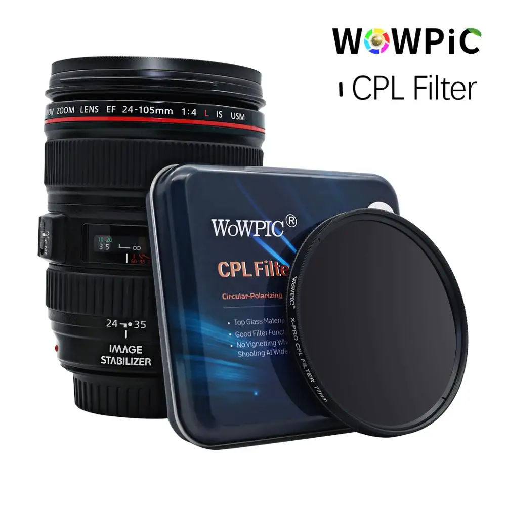 Фильтр WOWPIC 55 мм X-PRO CPL PL-CIR поляризационный многослойный фильтр для DLSR объектива