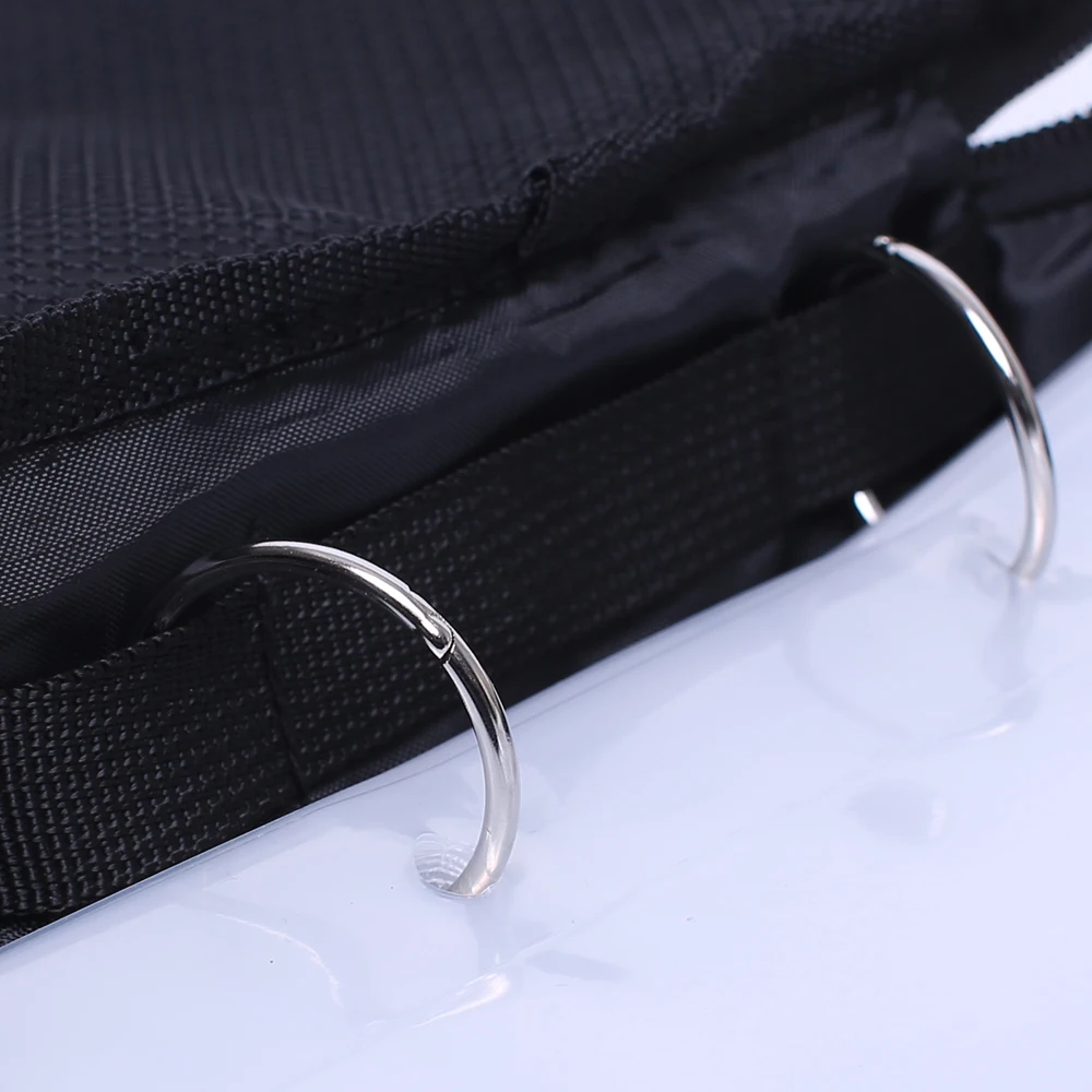 10” x8.5” x 2” Black Soft Bait Binder Bag Fishing Lure Storage Wallet Plastics Tackle Box for Worms and Jigs | Спорт и