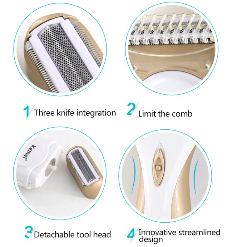 Электрический эпилятор для удаления волос зарядка бритва машинка продукт ног