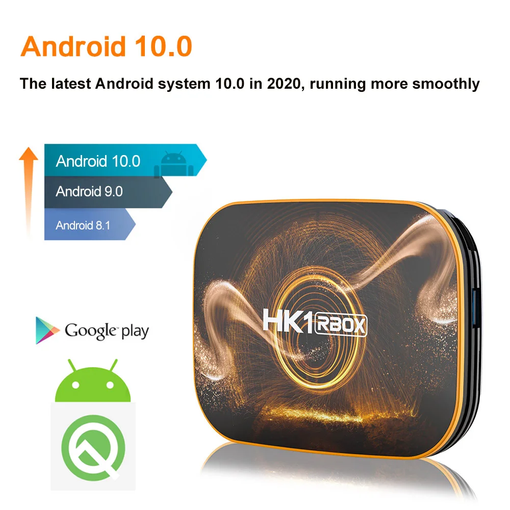 Приставка Смарт ТВ HK1 RBOX R1 Android 10 4K 4 + 2020 ГБ USB 128|ТВ-приставки и медиаплееры| |