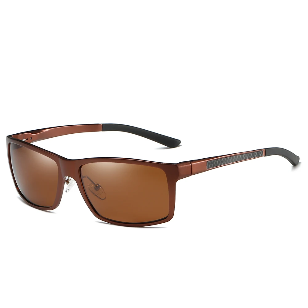 Мужские солнцезащитные очки с антибликовым покрытием прямоугольные