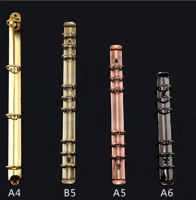 A4 A5 A6 зажим для переплета из нержавеющей стали кольцо ноутбука утюга цветной