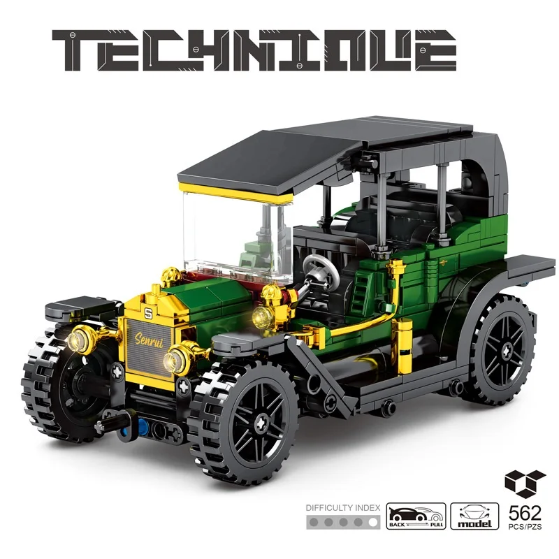 

562pcs Assembly Technic Series Racing Car Model Building Blocks Pull Back Vehicle Kit Bricks Set Toys For Boys Christmas Gift