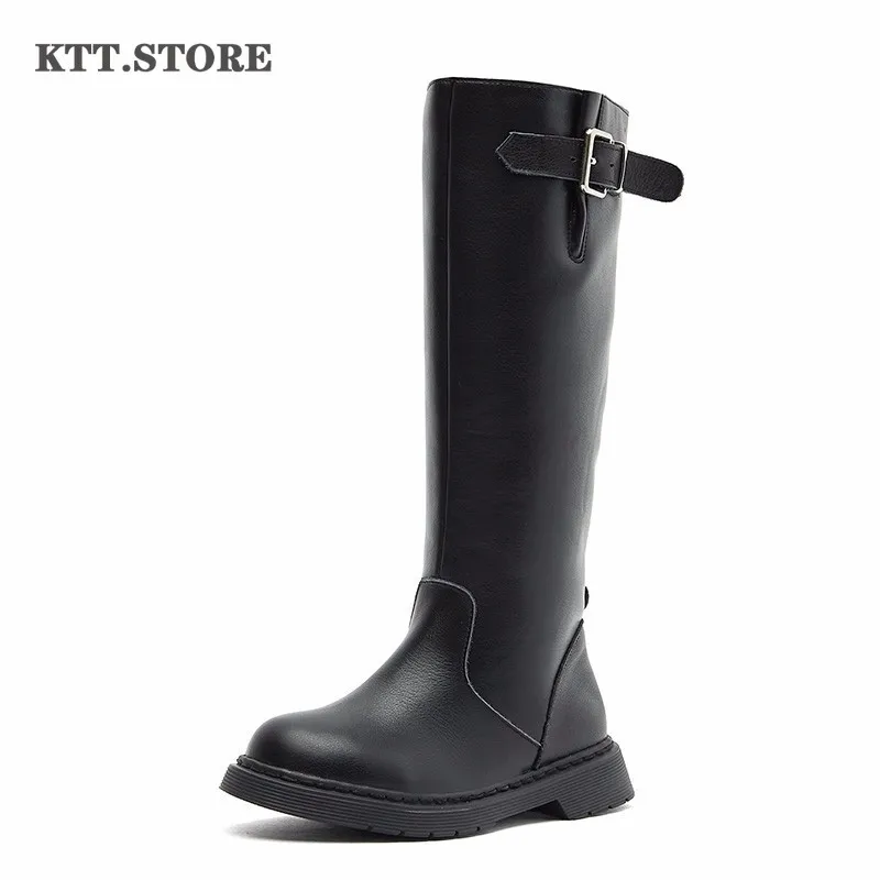 

Teenager Girls Chelsea Boots Knee-high Boots for Girls 10 To 12 Years Old Children's Autumn Rubber Boots Kids Fashion Shoes