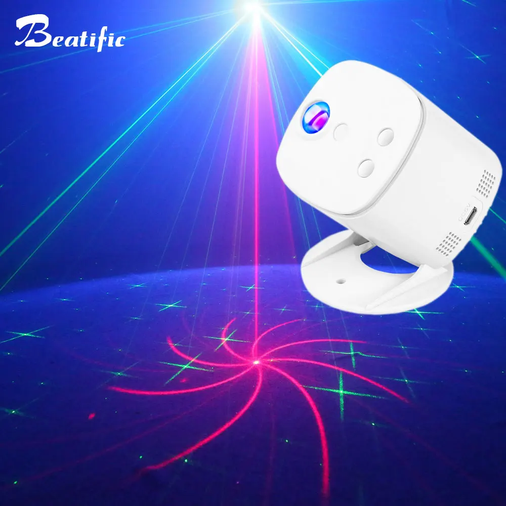 

New Star Projector LED Night Light for Home Party Disco Karaoke Stage Effect Christmas Decorations Room Starry Sky USB Lamp
