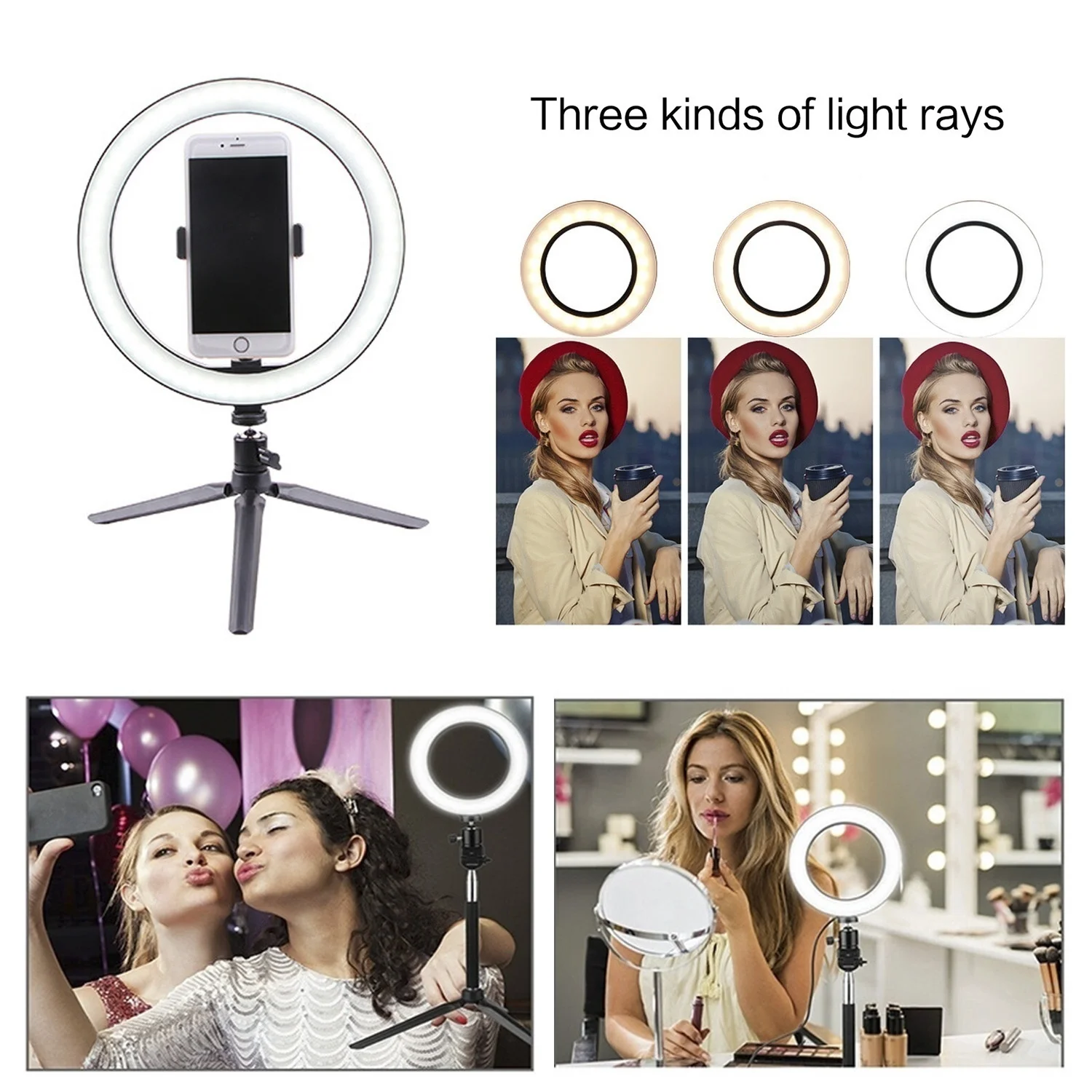 Кольцевой светодиодный светильник для фотостудии 6 3/7 8/10 2 дюйма|Фотографическое