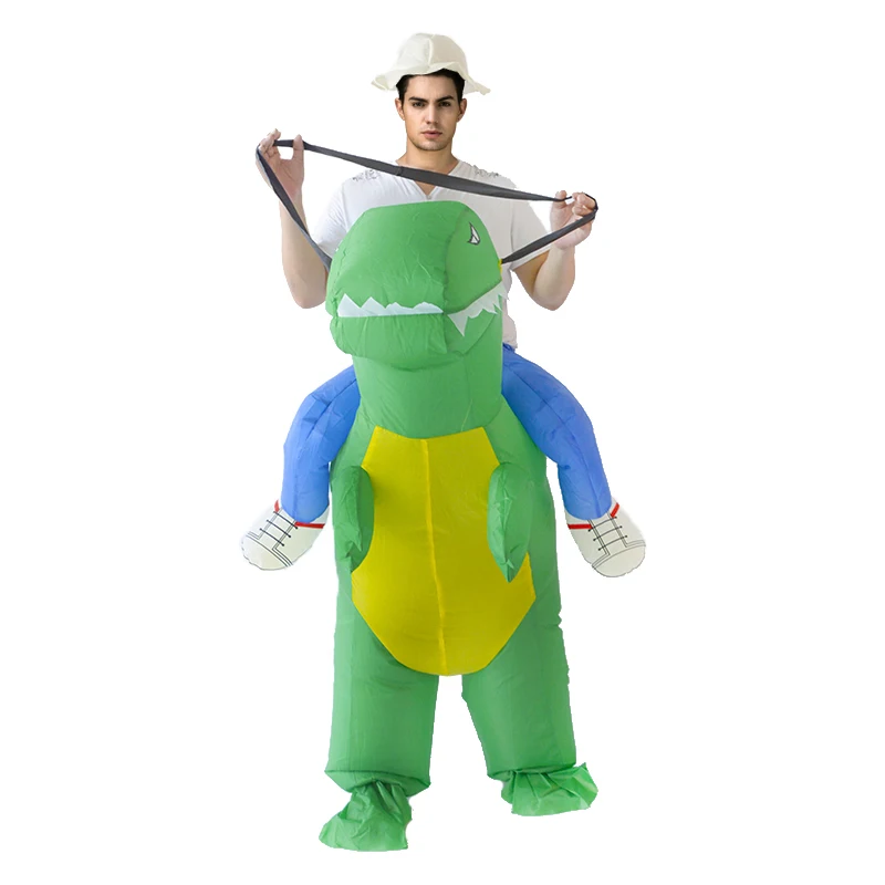 Костюм динозавра Косплей вентилятор управляемый T-Rex надувная одежда в виде
