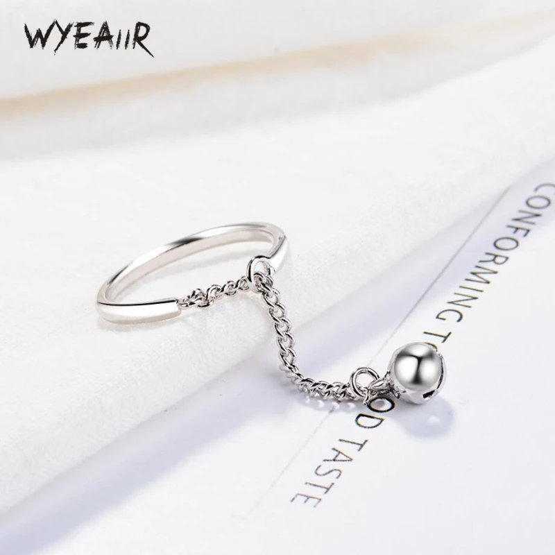 WYEAIIR простые универсальные милые Полые Кольца для студентов серебряные женские