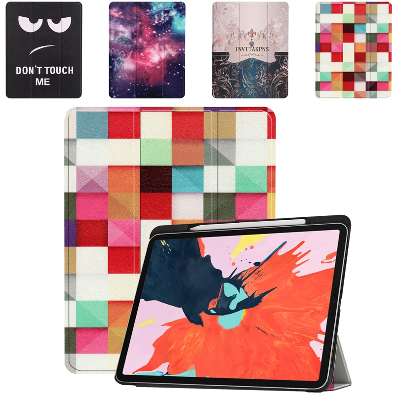 Мультяшный Чехол для iPad Pro 12 9 2018 чехол из искусственной кожи с функцией