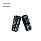 5 шт.лот 450 в 120 мкФ 18*30 мм высококачественные электролитические конденсаторы 120 мкФ 450 в