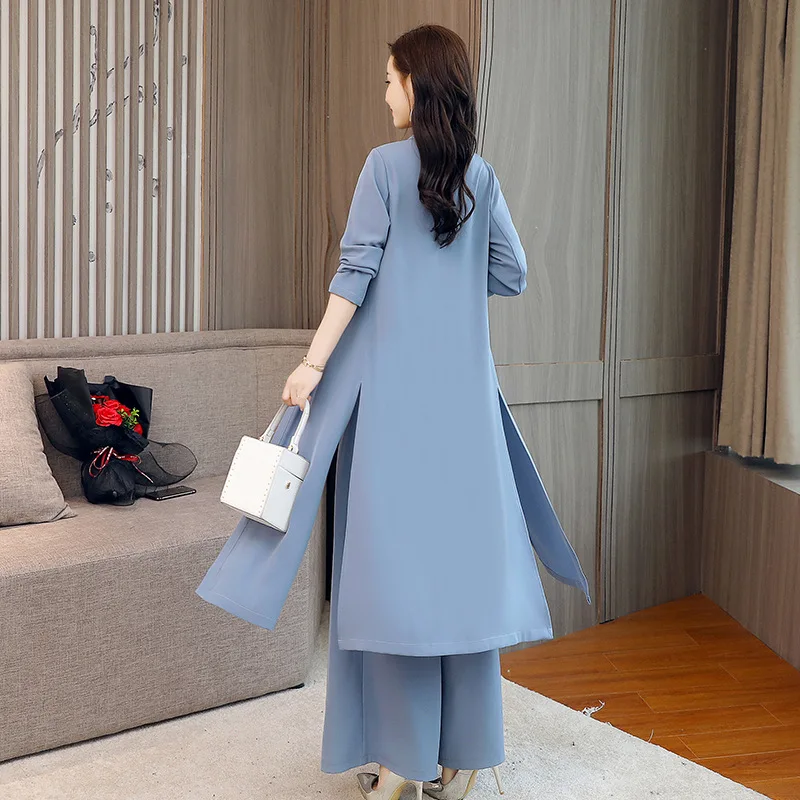 Элегантный женский комбинезон с поясом и широкими штанинами офисный вечерний