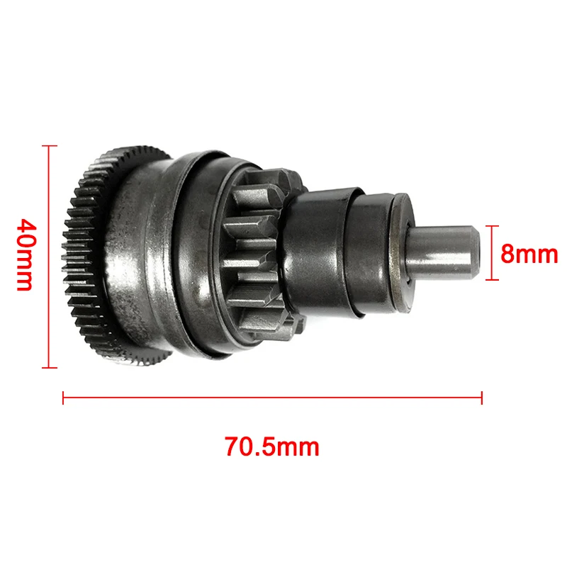 Падение Судовой двигатель стартер сцепления шестерни для Bendix GY6 4 тактный 50-80 CC
