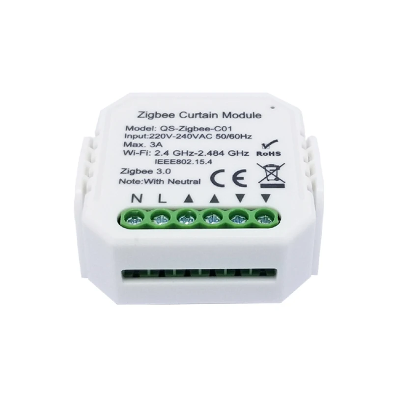 

ZigBee Curtains Module Tuya ZigBee 3.0 Smart Wireless Switch Timer APP Remote Voice Control for Alexa Google Assistant