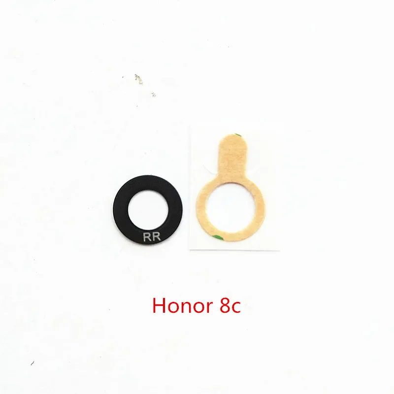 Honor 8C Задний объектив задней камеры с наклейкой для huawei Honor 8A 8C 8X Max 10 9i 9x9 Lite 20i 20 Pro - Цвет: Honor 8C