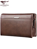 mens bag large handbag mens genuine leather bag soft large capacity clutch cowhide clutch mens bag wallet fashion