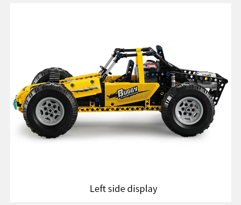 

CaDA 522pcs Buggy Remote-controlled all-terrain off-road vehicle with MOC Model Building Blocks and PF sets as toys for kids