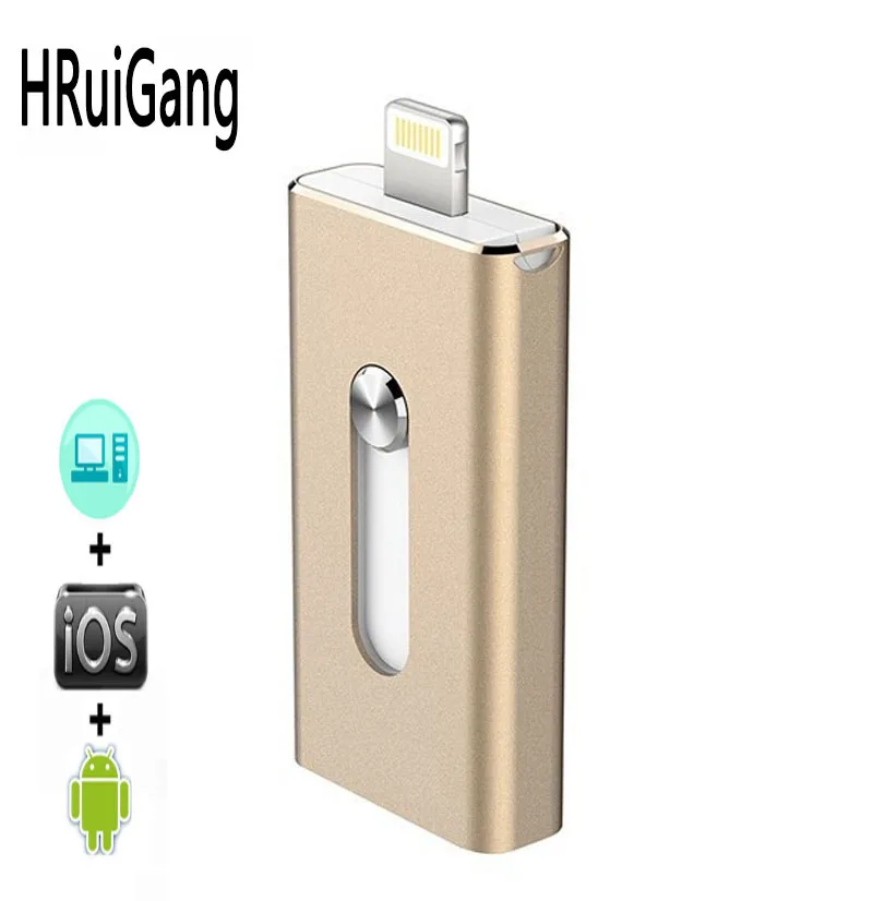 USB флеш накопитель флешка для iPhone Xs Max X 8 7 6 iPad 16/32/64/128 GB карта памяти Android ключ флэш
