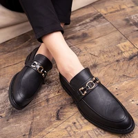 high quality shoes men casual designer mens office business formal wear resistant comfortable oxford party fashion leather