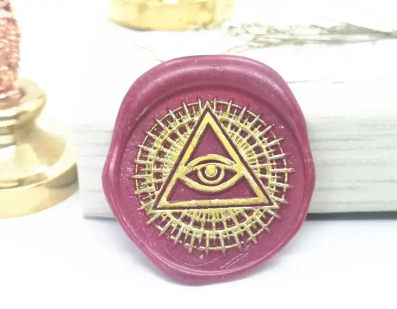 Печать воска Фараона глаза печать для глаз Свадебное приглашение на заказ | Дом и