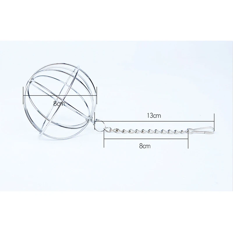 Круглый Сферический распределитель корма из нержавеющей стали подвесной