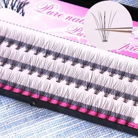 high quality handmade long natural lash grafting 010mm thickness individual extensions false eyelashes