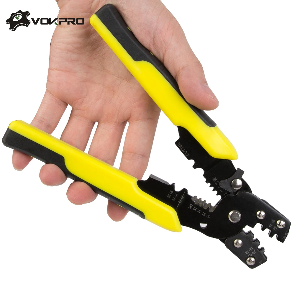 Многофункциональные плоскогубцы обжимные клещи для зачистки проводов