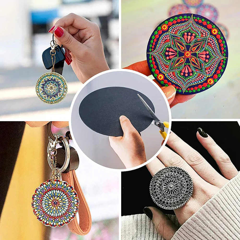 

Templates 8 Acrylic Sticks Painting Tray Full Drawing Accessories 62pcs Mandala Dotting Tools 6 Mandala Painting