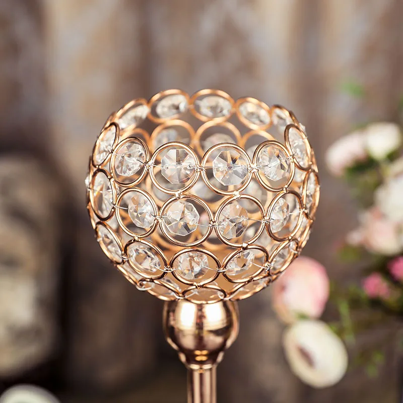 Новинка Хрустальный подсвечник для свечи Свадебный Рождественский Хэллоуин