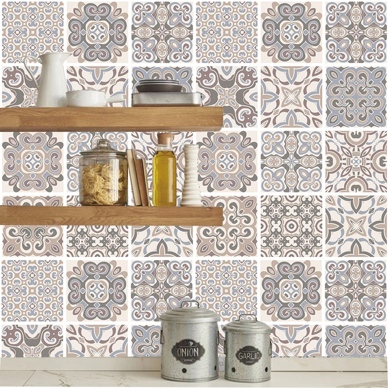 Марокканская Арабская ретро Наклейка на стену украшение для кухни лестницы