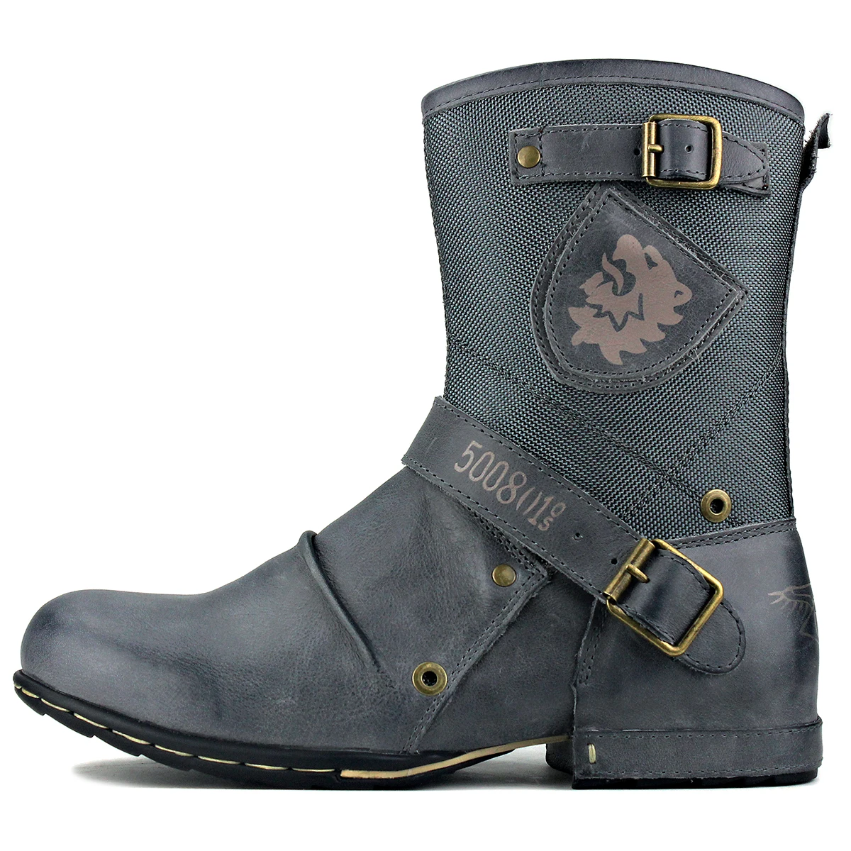 

2021spring autumn New England Western Boots Genuine Leather Mens Motorcycle Boots Ankle Boots Casual shoes 5008-1-H-NH .