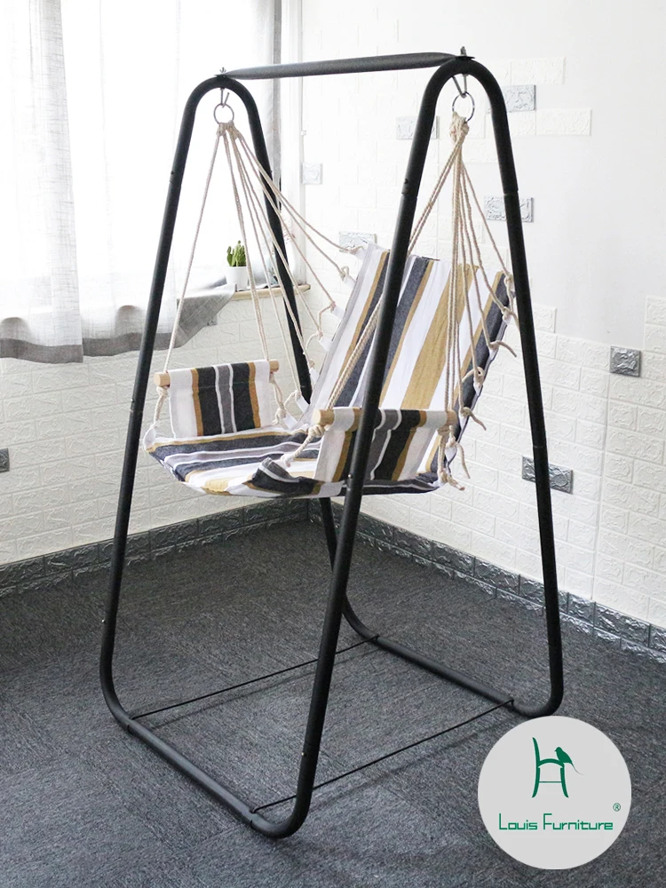 Уличные качели Louis Fashion домашнее кресло качалка корзина Детская сетчатая красная