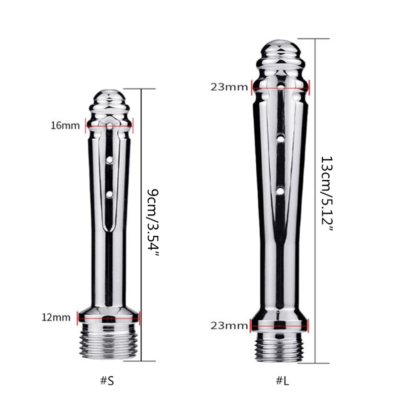 

Enema Cleaning Butt Plug Flusher Shower Vaginal Cleaner Colonic Douche System Stainless Steel Insert Washing Personal Tools