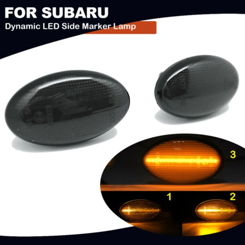 

Car Sequential LED Side Marker Lens Turn Signal Light for Subaru Impreza WRX ST 02-07 84401SA001
