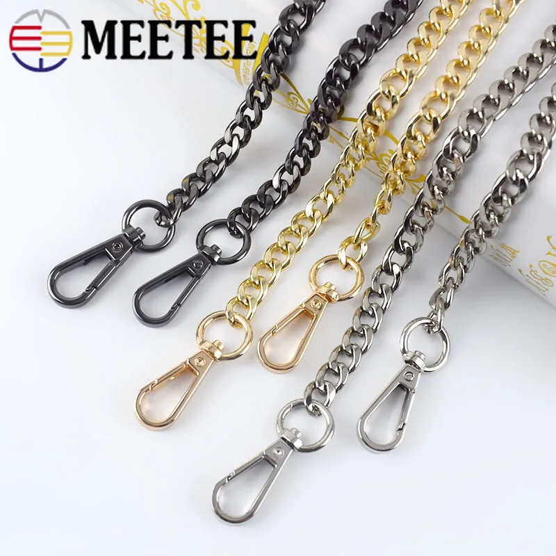 1 шт. 120 см сменный ремешок для женской сумочки металлические цепи с пряжками