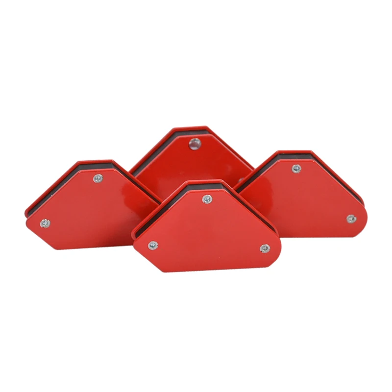 

Magnetic Welding Locator 25/50/75LBS 9LBS 1/4Pcs Welding Magnetic Clamp Angle Arrow Holder Ideal Installation Tool