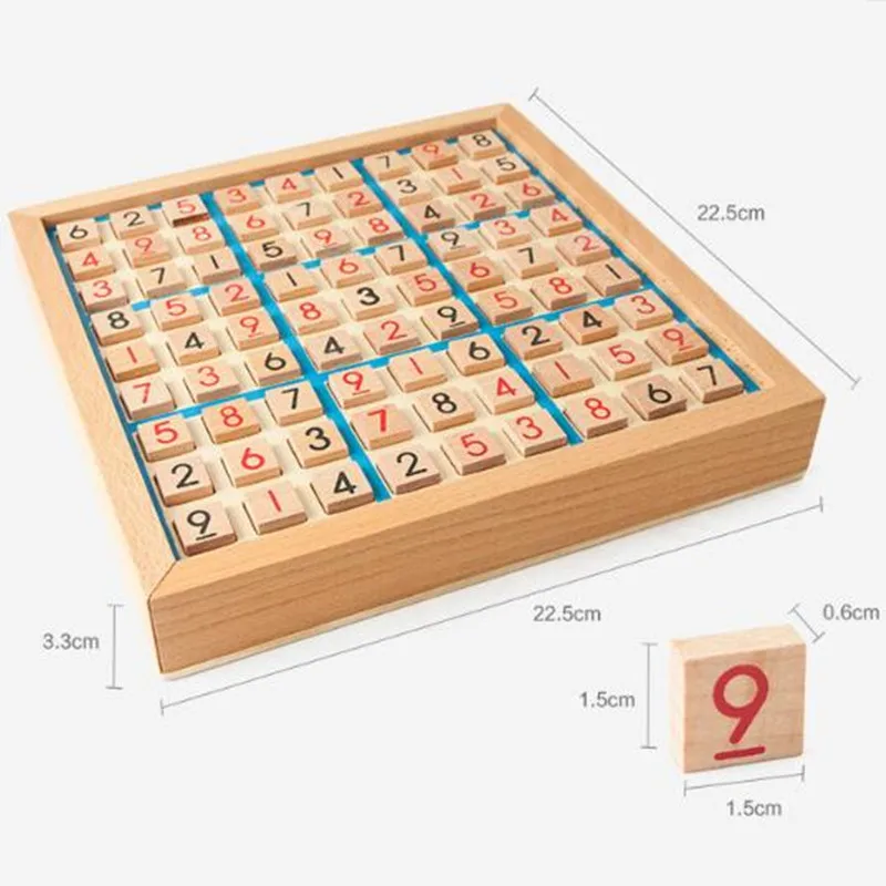 Children Sudoku Chess Beech International Checkers Folding Game Table Toy Gift Learning &amp Education Puzzle | Игрушки и хобби
