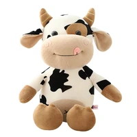 kawaii plush cow cute childrens toy stuffed animals cow plush key chain cham for bag kids sleep toys doll christmas gifts kids